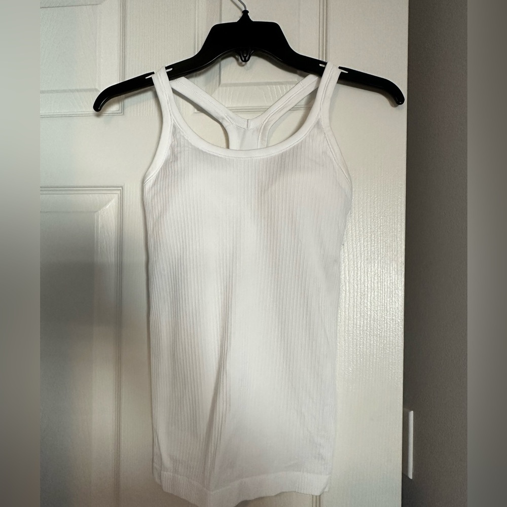Lululemon Ebb to Street Tank White Sz 4